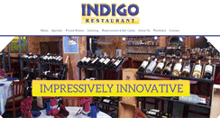 Desktop Screenshot of indigocuisine.com